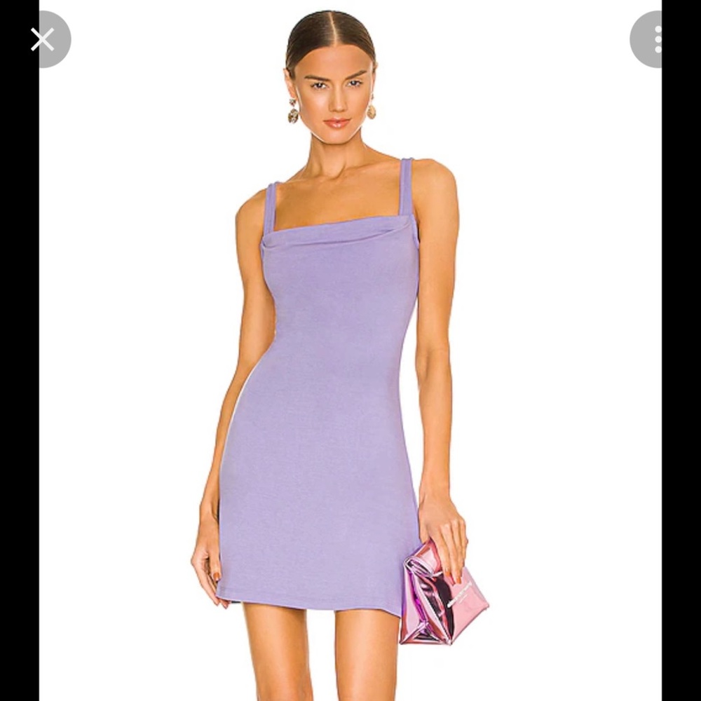 Miaou ginger dress im violet -xs